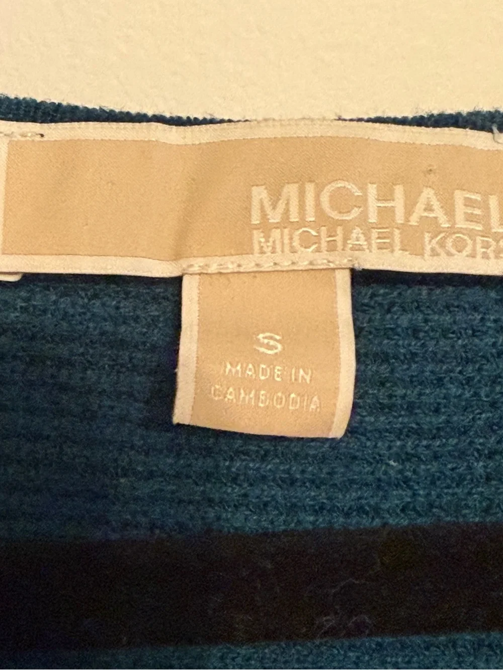 Michael Kors Teal Knit Top